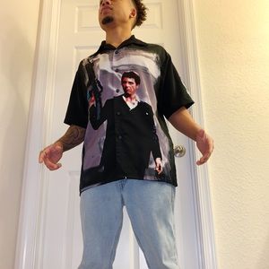 Vintage Pink Floyd Scarface Button-Up